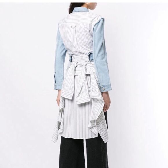 Ground Zero jean jacket with shirt attached, S - Picture 3 of 8